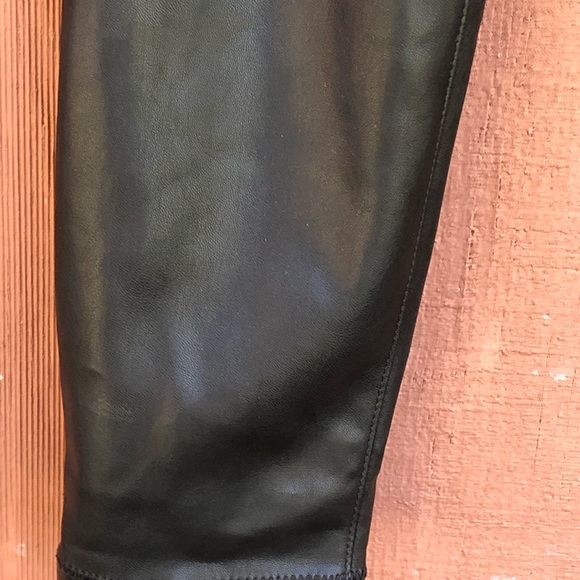 Free People Vegan Leather Leggings Size 28 - Picture 4 of 10